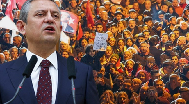 Özgür Özel ''miting değil eylem yapıyoruz''