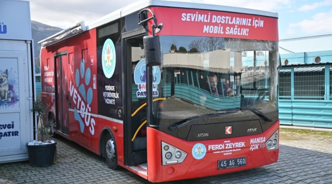 Sokak hayvanlarına mobil bakım sunacak Vetbüs hizmete başladı