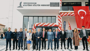 Soma Atatürk kültür merkezi açıldı