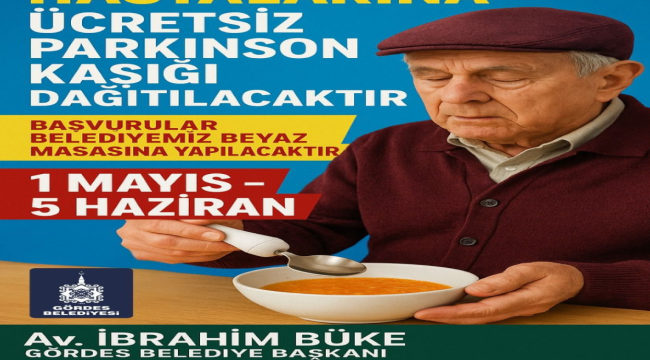 Ücretsiz Parkinson kaşığı dağıtımı