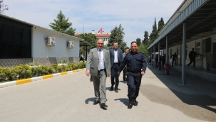 Vali Özkan Manisa il jandarma komutanlığı'nı ziyaret etti