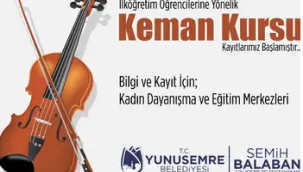 Yunusemre belediyesi öğrencilere keman kursu açıyor