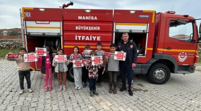 6 okulda 556 öğrenciye yangın güvenliği eğtimi