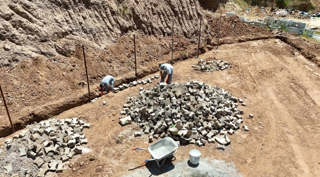 Ahmetli'de hayvan barınağı yapımına başlandı