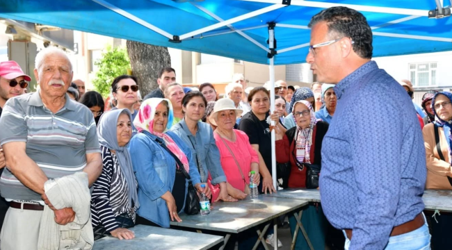 Alaşehir'de belediye 70 bin fide dağıttı