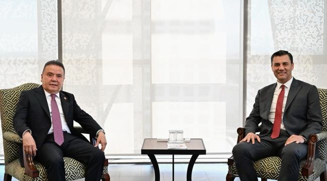 Antalya belediye başkanı Böcek Manisa'da