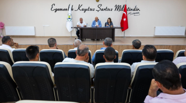 Başkan Aykan 21 mahalle muhtarını dinledi