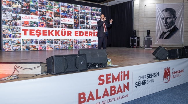 Başkan Balaban çok şey yaptı çok şey anlattı