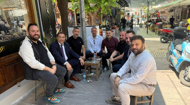 Başkan Turgut esnaf ziyaretlerini sürdürüyor