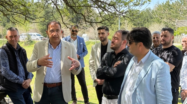 Başkan Turgut'un Spil dağı milli parkı ziyareti