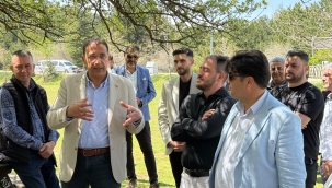 Başkan Turgut'un Spil dağı milli parkı ziyareti