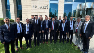 Başkan Turgut ve17 ilçe başkanı teşkilat akademisi liderlik okulu proğramına katıldı