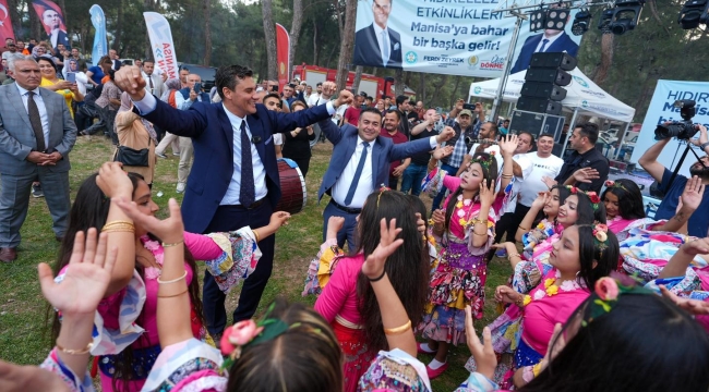 Başkanlar doğanın uyanışını,böyle karşıladı