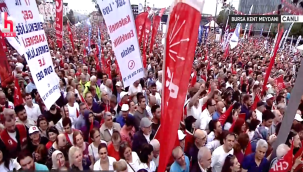 Bursa'da on binler 'ara zam hakkımız söke söke alırız' diye haykırdı