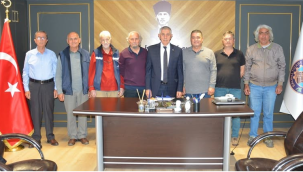 Çevreciler TSO başkanı Yüksel'le erezyonu konuştu