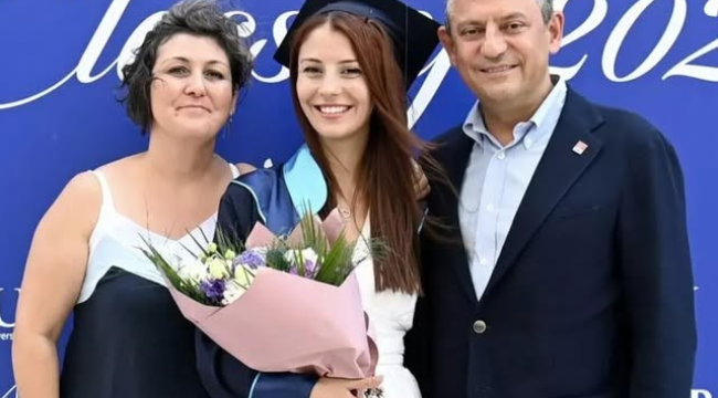 CHP lider kızının mezuniyet törenine katıldı