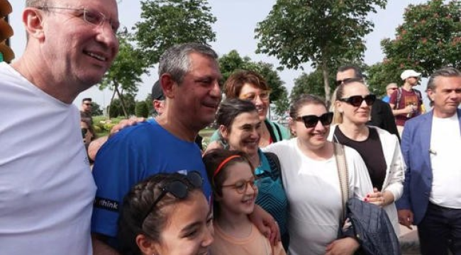 CHP Lideri halk koşusuna katıldı