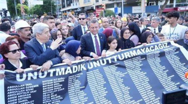 CHP lideri Özel Soma maden faciası,11. yıl törenine katılacak