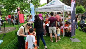 "çocuklara özel yaratıcı atölyeler''etkinliğinde çoçuklar doyasıya eğlendi