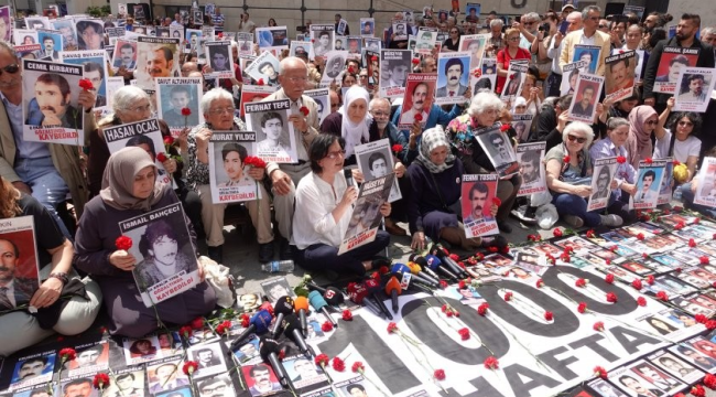 Direnişde 30.yılını dolduran cumartesi anneleri'kayıplarımız nerede'diye haykırdı