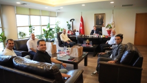 Gıda imalatcıları yönetimi başkan Dutlulu'yu ziyaret etti