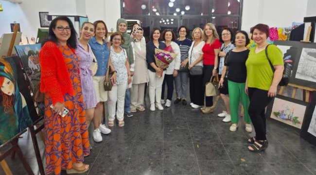  Hayat boyu öğrenme resim sergisi açıldı
