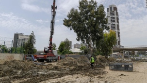İzmir'de trafiği rahatlatacak alt geçit kazı çalışmaları başladı