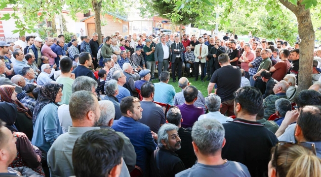 Mahalle sakinlerine yeni imar planı anlatıldı