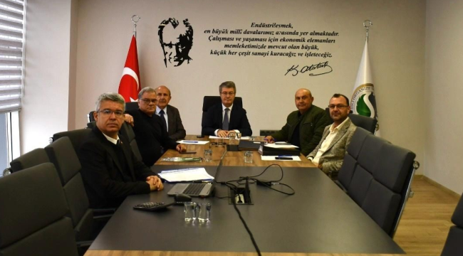 OSB yönetimi nisan ayı toplantılarını tamamladı