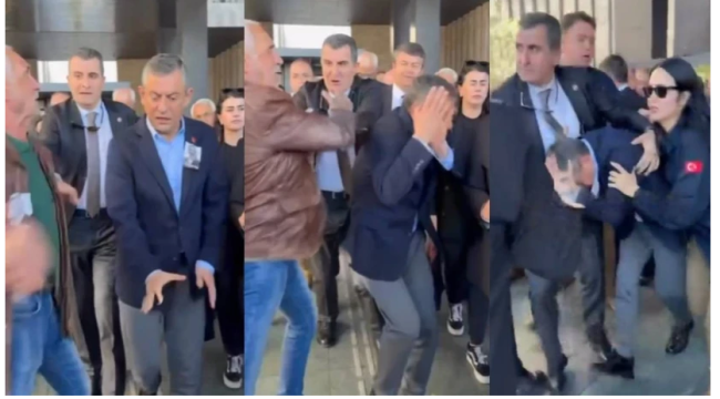 Özgür Özel'e saldırı! saldırgan ambulans ile kaçırıldı