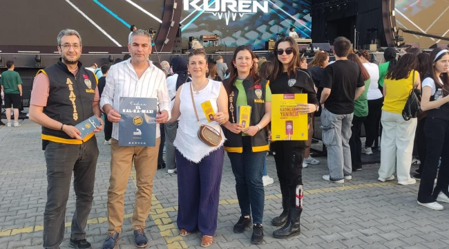 Polis kadına el kalkmaz konusunda farkındalık çalışmasını sürdürüyor