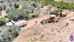 Şehzadeler belediyesi ova yol bakımına yeniden başladı