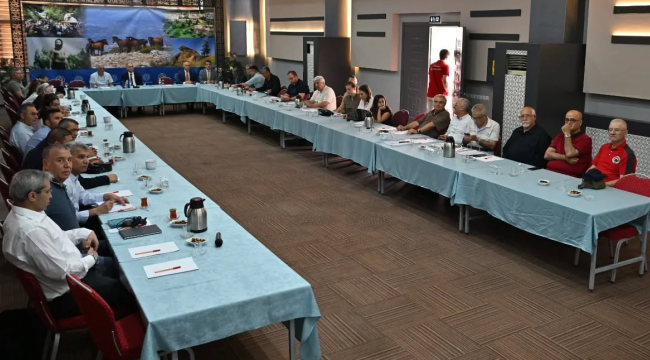 Toplantıda kuraklığa karşı su kaynaklarının korunması ele alındı