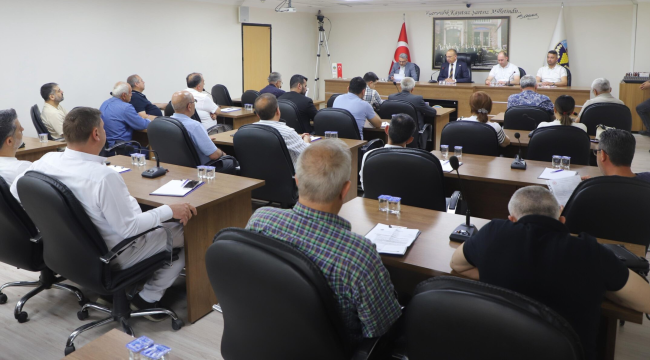 Turgutlu belediyesi meclisi 3 maddelik gündemle toplandı