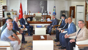 Türkiye muhtarlar federasyonu genel başkanı Özünal Salihli'de