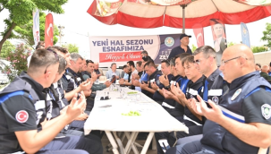 Yeni hal sezonu Turgutlu'da dualarla açıldı