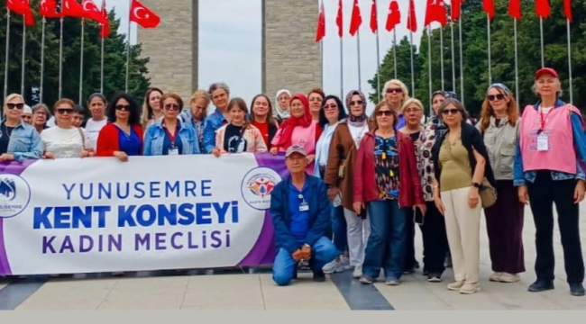 Yunusemre kent konseyi kadın meclis üyeleri Çanakkale'de 