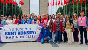 Yunusemre kent konseyi kadın meclis üyeleri Çanakkale'de 