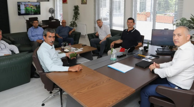 Ziraat oda başkanları müdür Öztürk'ü ziyaret etti