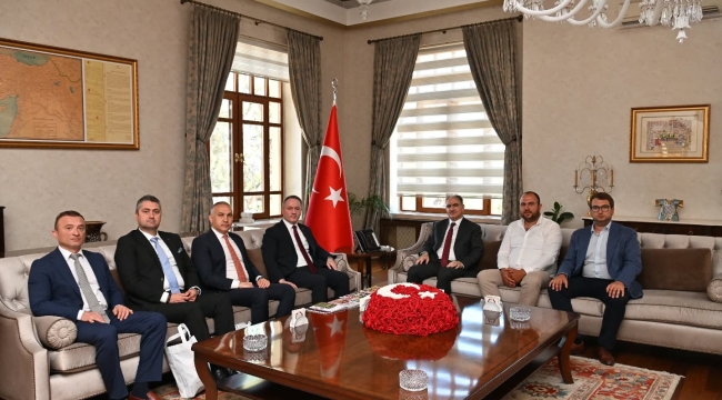 Ziyarete tarım ele alındı