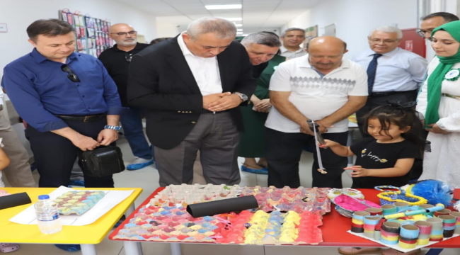 Alaşehir TOBB anaokulu eko okul sergisi açıldı