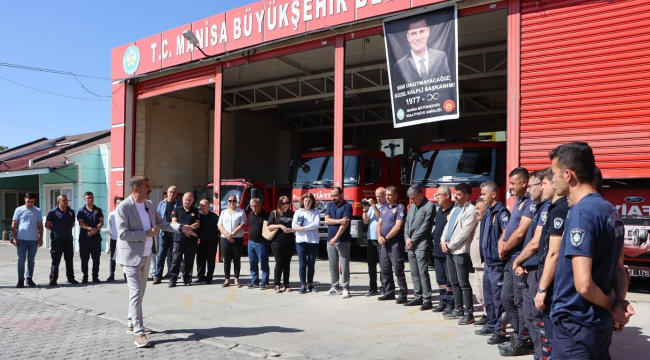 Başkan Dönmez itfaiye personeliyle kahvaltıda bir araya geldi