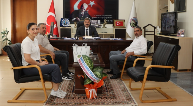 Başkan Sümer başkan Dönmez'i ziyaret etti