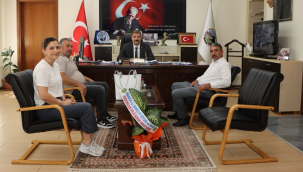 Başkan Sümer başkan Dönmez'i ziyaret etti