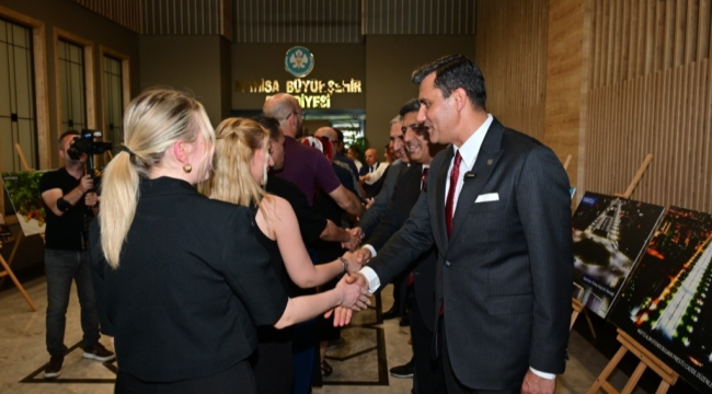 Başkan Zeyrek çalışanlarla bayramlaştı