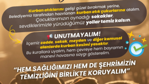 Belediyeden vatandaşlara çağrı