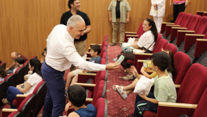 Çalışanların çocuklarını mutlu eden etkinlik 