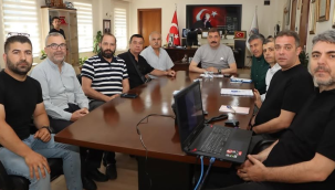 Düğün salonu işletmecileri başkan Dönmez'i ziyaret etti