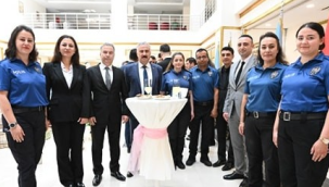 Emniyette bayramlaşma töreni