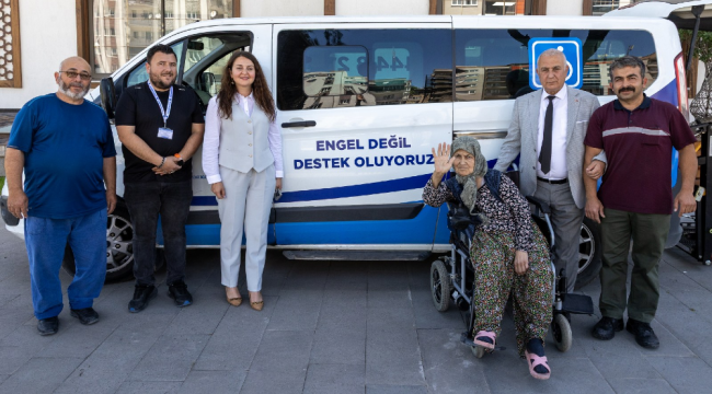 Engelli vatandaşların yüzünü güldüren destek